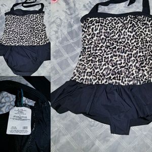 Aqua green size L one piece swimsuit